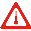 Маркировочный знак для веществ, перевозимых при повышенной температуре